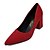 baratos Sapatos de Salto Alto de mulher-Mulheres Saltos Couro / Couro Ecológico Conforto / Plataforma Básica Primavera / Inverno Preto / Vermelho / Rosa claro / 3-4 / EU39