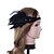 preiswerte Kostiumy historyczne i vintage-The Great Gatsby Charleston Vintage 1920s Flapper Headband Women&#039;s Feather Costume Head Jewelry Black Vintage Cosplay Party Prom Sleeveless