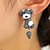 cheap Earrings-Women&#039;s Earrings Jacket Earrings Dog Animal Cute for Kids Earrings Jewelry Dark Gray For Date 1 Pair