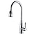 cheap Pullout Spray-High Arc Brass Kitchen Faucet,Silver/Coffee Single Handle One Hole Oil-rubbed Bronze Pull-out Tall Kitchen Taps with Hot and Cold Water
