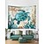 preiswerte tierische Wandteppiche-Ölgemälde Stil große Wandteppich Kunstdekor Decke Vorhang hängend Zuhause Schlafzimmer Wohnzimmer Dekoration Meeresboden Tier Schildkröte
