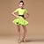 cheap Kids&#039; Dancewear-Latin Dance Kids&#039; Dancewear Dress Sash / Ribbon Cascading Ruffles Girls&#039; Training Performance Short Sleeve Spandex Pleuche Polyester