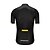 tanie Odzież kolarska damska-Fastcute Męskie Krótki rękaw Koszulka rowerowa Czarny Rower Dżersej Top Sport Odzież / Wysoka elastyczność