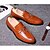 olcso Férfi fűzős bőrcipők-Men&#039;s Comfort Shoes PU Spring Oxfords Red / Brown / Black / Outdoor