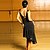 رخيصةأون ملابس رقص لاتيني-الرقص اللاتيني فستان ruching في نسائي أداء بدون كم سباندكس