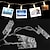 billige LED-stringlys-LED Photo Clip Copper String Lights 3M 9.8ft 20 LED Photo Clips Starry Fairy for Hanging Pictures Cards Bedroom Wall Decorations Home Décor