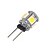 abordables Ampoules LED double broche-5pcs 2 W LED à Double Broches 100 lm G4 T 5 Perles LED SMD 5050 Adorable Blanc Chaud Blanc Froid 12 V