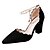 baratos Sapatos de Salto Alto de mulher-Women&#039;s Heels Chunky Heel Imitation Pearl PU Casual Spring Pink / Black / Gray / Daily