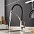 cheap Pullout Spray-Brass Kitchen Faucet,Single Handle One Hole Oil-rubbed Bronze Pull-out Portable Spray Kitchen Sink Faucet with Hot and Cold Water