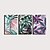 halpa Painatukset-Painettu Valssatut kangasjulisteet Pingoitetut kanvasprintit - Kasvitiede Kukkakuvio / Kasvitiede Moderni 3 paneeli Art Prints