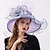 cheap Party Hats-Organza Headwear with Flower / Ruffle 1 PC Wedding / Sports &amp; Outdoor / Tea Party Headpiece