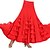 cheap Ballroom Dancewear-Ballroom Dance Skirt Draping Cascading Ruffle Women&#039;s Performance Sleeveless Dropped Milk Fiber Polyester