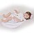 olcso Játékkisbaba-FeelWind 22 hüvelyk Reborn Dolls Lány babák Újjászületett baba baba Gyermekek / Tinik Teljes test szilikon ruhákkal és kiegészítőkkel a lányok születésnapjára és a fesztivál ajándékaira / Gyerekek