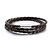 cheap Bracelets-Men&#039;s Wrap Bracelet Leather Bracelet woven Magnetic Cheap Basic Fashion Paracord Bracelet Jewelry White / Black / Coffee For Casual Daily Sports