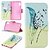 cheap Samsung Cases-Case For Samsung Galaxy J6 (2018) / J6 Plus / J4 (2018) Wallet / Card Holder / Flip Full Body Cases Feathers Hard PU Leather