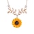 cheap Necklaces-Women&#039;s Pendant Necklace Sunflower European Sweet Modern Imitation Pearl Chrome Rose Gold Gold Silver 51+5 cm Necklace Jewelry 1pc For Daily Holiday Street Going out Festival