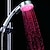 billige Hånddusj-LED fargeskiftende dusjhode 2 vannmodus 7 farger glødelys automatisk skiftende håndholdt dusjhode