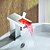 halpa Klassinen-Kylpyhuone Sink hana - Vesiputous / LED Kromi Integroitu Yksi kahva yksi reikäBath Taps