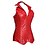 cheap Corsets &amp; Shapewear-Women&#039;s Hook &amp; Eye Overbust Corset - Solid Colored, Modern Style / Basic Black Red S M L