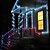 economico Plug in elettrico-Decorazione per Festa di Ricevimento di Matrimonio Elegante Set di Luci a Stringa Esterne 100M 500 LED Bianco Caldo RGB Bianco Matrimonio Festa Decorativa Vacanza Spina UE Spina UK 220-240V Cavo Nero