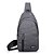 cheap Sling Shoulder Bags-Men&#039;s Bags Canvas Sling Shoulder Bag Zipper for Daily Dark Grey / Black / Blue / Gray