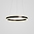 billige Sirkeldesign-2-Light LED Anheng Lys Metall Akryl Sirkelformet Malte Finishes Moderne Moderne 110-120V 220-240V