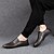 cheap Men&#039;s Slip-ons &amp; Loafers-Men&#039;s Leather Shoes Cowhide Spring &amp; Summer Casual Loafers &amp; Slip-Ons Breathable Leopard Black / Brown / Driving Shoes