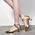 cheap Ballroom Shoes &amp; Modern Dance Shoes-Women&#039;s Modern Shoes / Ballroom Shoes Faux Leather Ankle Strap Heel Thick Heel Dance Shoes Black / Silver Gray / Gold / Performance