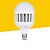 Недорогие Круглые светодиодные лампы-1шт 20 W Круглые LED лампы 910-1010 lm E26 / E27 72 Светодиодные бусины Холодный белый 220-240 V