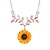 cheap Necklaces-Women&#039;s Pendant Necklace Sunflower European Sweet Modern Imitation Pearl Chrome Rose Gold Gold Silver 51+5 cm Necklace Jewelry 1pc For Daily Holiday Street Going out Festival