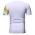 cheap Men&#039;s Shirts-Men&#039;s T shirt Graphic Rainbow Print Tops White Black