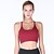 cheap New In-Women&#039;s Sports Bra Sports Bra Top Running Bra Removable Pad Nylon Yoga Fitness Running Sweat wicking White Black Burgundy Solid Colored / Sleeveless / Micro-elastic / Wireless