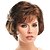 cheap Older Wigs-Synthetic Wig Curly Side Part Wig Brown Short Brown / Burgundy Synthetic Hair 12 inch Women&#039;s Fashionable Design Fluffy Brown