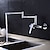 abordables Pliable-robinet de cuisine en laiton, poignée unique argentée à deux trous remplisseur de pot chromé mural rotatif pliable robinets de cuisine contemporains