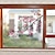 cheap Window Treatments-Window Film &amp; Stickers Decoration Contemporary / 3D Flower / Floral PVC(PolyVinyl Chloride) Window Sticker / Anti-Glare