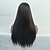 billige Synthetic Trendy Wigs-Costume Accessories Synthetic Wig Straight kinky Straight Middle Part Wig Long Brown Synthetic Hair 24 inch Women&#039;s Fashionable Design Synthetic Natural Hairline Black BLONDE UNICORN