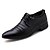 baratos Sapatos Oxford para Homem-Homens Sapatos Confortáveis Primavera Casual Diário Oxfords Couro Ecológico Branco / Preto