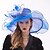 cheap Party Hats-Organza Headwear with Flower / Ruffle 1 Piece Wedding / Sports &amp; Outdoor Headpiece