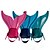 cheap Diving Masks, Snorkels &amp; Fins-Swim Fins Mermaid Swimming Diving TPR PP - for Kids Green Blue Pink