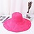 cheap Women&#039;s Hats-Women&#039;s Hat Sun Hat Purple Pink Fuchsia Active Basic / Spring / Summer / Cotton / Polyester / Solid Colored