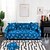 cheap Sofa Cover-Leaves Blue Durable Soft High Stretch Slipcovers Sofa Cover Washable Spandex Couch Covers