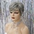 cheap Human Hair Capless Wigs-Human Hair Blend Wig Short Curly Pixie Cut Short Hairstyles 2020 With Bangs Curly Short Side Part Women&#039;s Dark Wine Medium Auburn / Bleach Blonde Beige Blonde / Bleached Blonde 8 inch