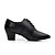 abordables Chaussures de Jazz-Femme Chaussures de Jazz Cuir Lacet Talon Fantaisie Talon épais Personnalisables Chaussures de danse Noir / Utilisation