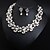 cheap Jewelry Sets-Jewelry Set Drop Earrings For Women&#039;s Pearl Party Wedding Birthday Pearl Rhinestone Silver Plated Transparent Silver / Pearl Necklace / Gift / Engagement