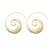 preiswerte Ohrringe-Women&#039;s Hoop Earrings Statement Simple Fashion Modern Earrings Jewelry Gold / Silver For Party Street Daily Carnival 1 Pair