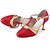 cheap Ballroom Shoes &amp; Modern Dance Shoes-Women&#039;s Dance Shoes Modern Shoes / Ballroom Shoes Heel Cuban Heel Customizable White / Red / Performance / Practice