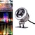 billiga Undervattensbelysning-1st 10 W LED-strålkastare Vattentät Fjärrstyrd Infraröd sensor RGB 12 V 85-265 V Utomhusbelysning Gård Trädgård 1 LED-pärlor / Bimbar