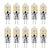 abordables Ampoules LED double broche-10 pièces 3w bi-pin led ampoules g4 t12 200-300lm perles smd 2835 paysage halogène ampoule remplacement chaud blanc froid 12v