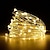 baratos Mangueiras de LED-2m String Lights 20 LEDs 1pc Warm White RGB White Creative Party Decorative Batteries Powered
