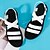 cheap Men&#039;s Sandals-Men&#039;s Comfort Shoes Cowhide Summer Sandals Black / White